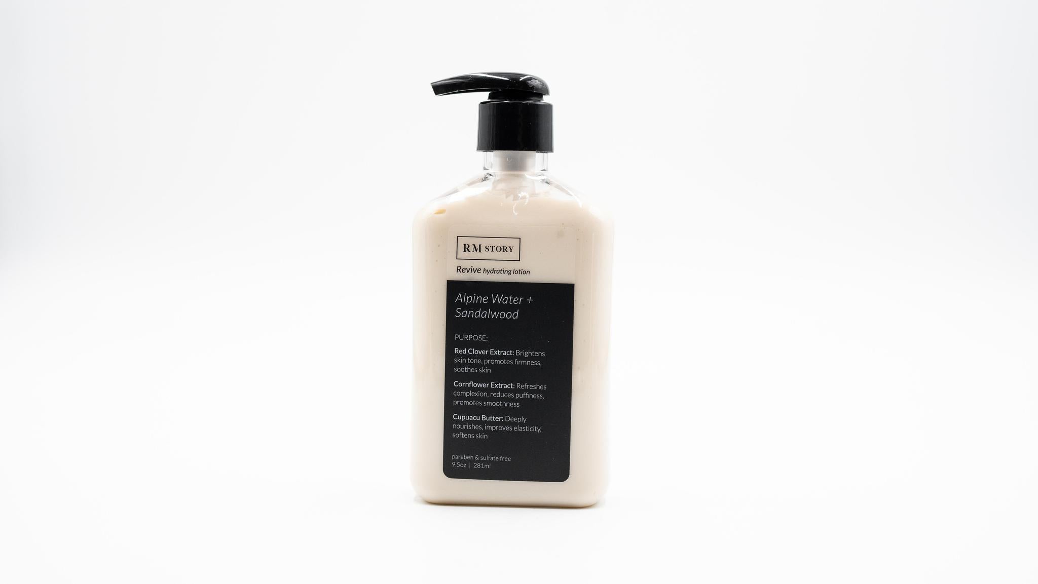 Alpine Water + Sandalwood RM Story Lotion
