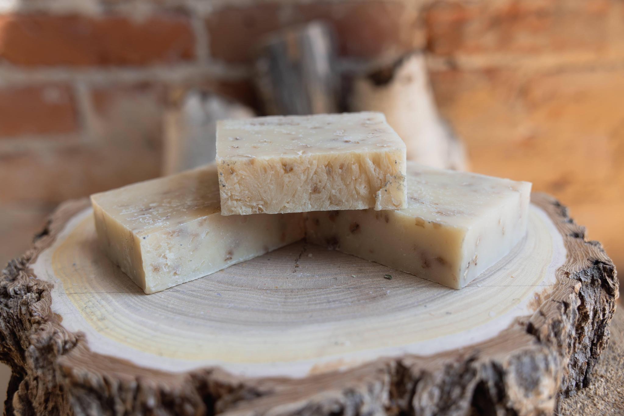 Unscented Oatmeal Goat Milk Bar Soap