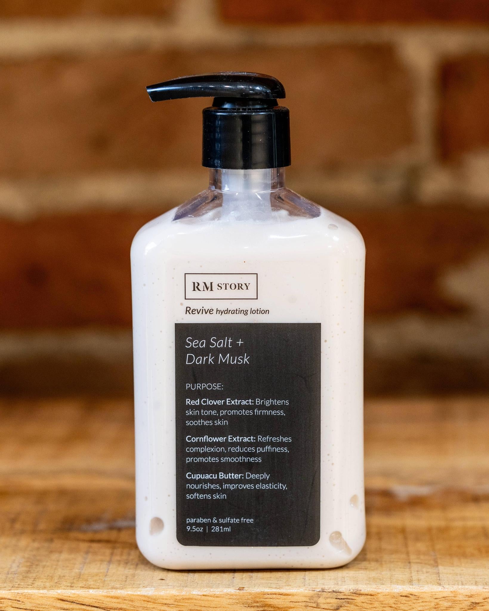 Sea Salt + Dark Musk RM Story Lotion