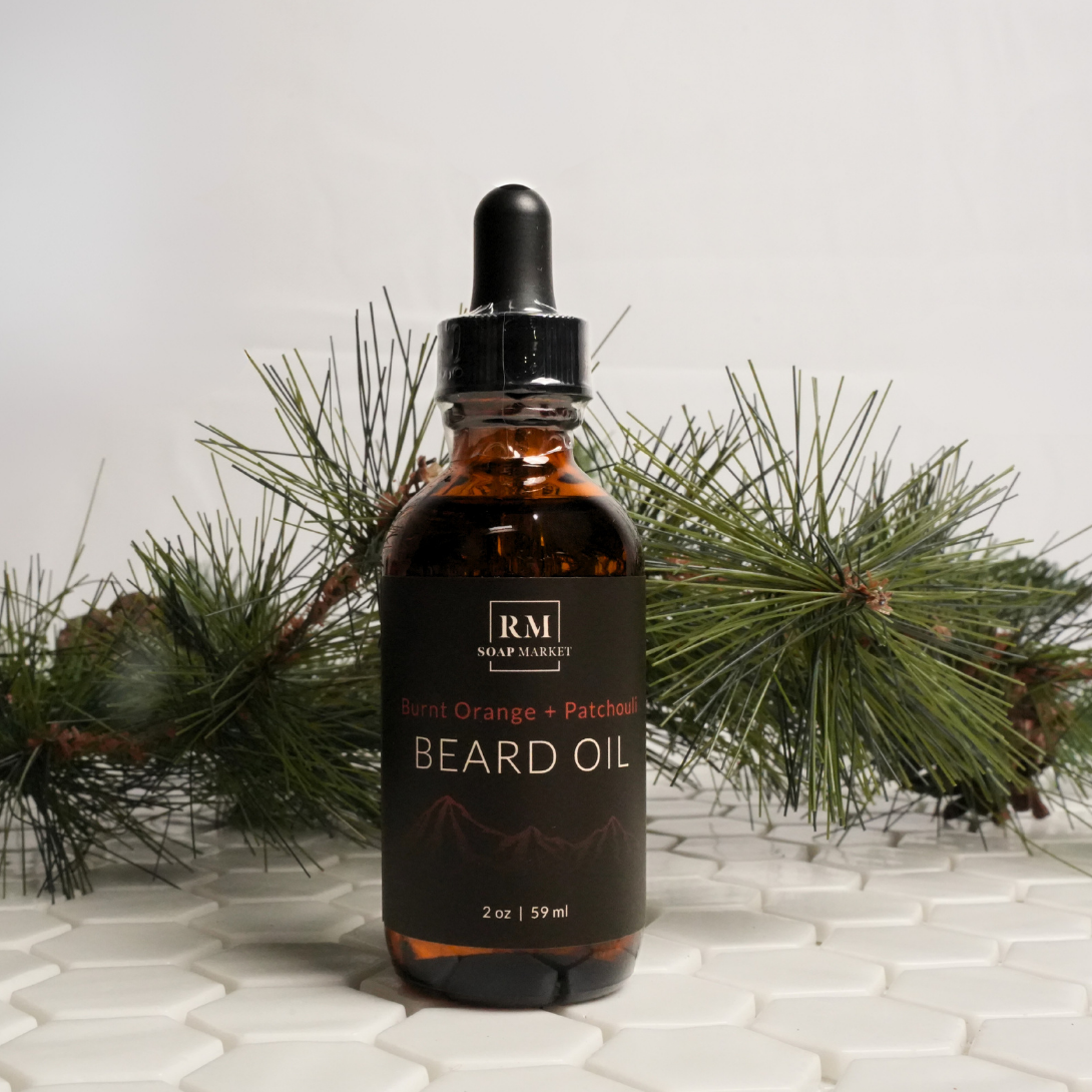 Burnt Orange + Patchouli Beard Oil