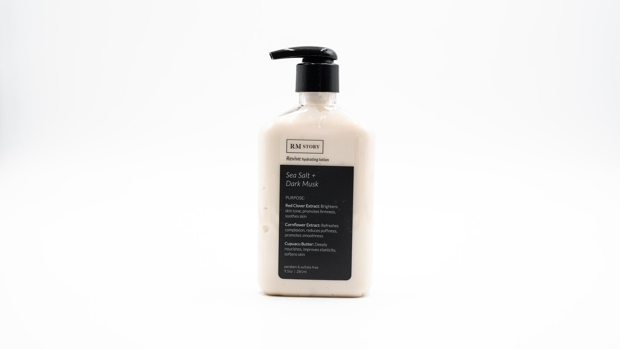 Sea Salt + Dark Musk RM Story Lotion